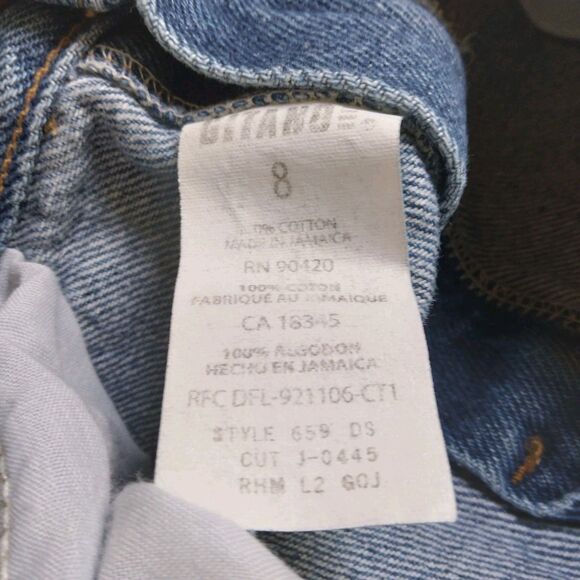 Vintage Gitano Shorts High Rise Mom Denim Cuffed Womens Size 8 - Picture 4 of 7